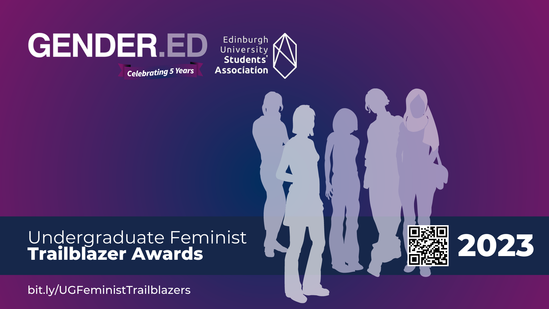 Graphic for the GENDER.ED Trailblazer Award