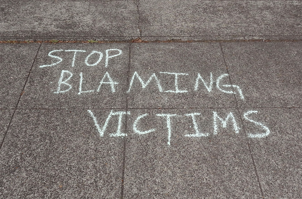 Stop blaming victims