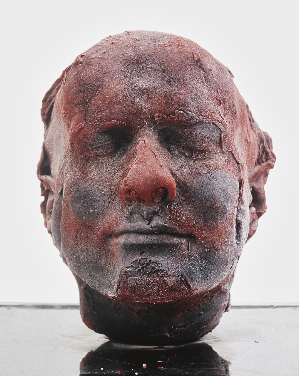 sculpture of a man's head