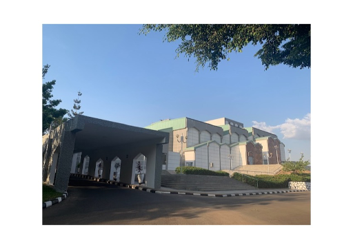 The exterior of a building