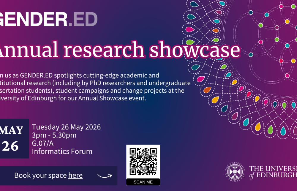 GENDER.ED's Annual Research Showcase 2026 Poster